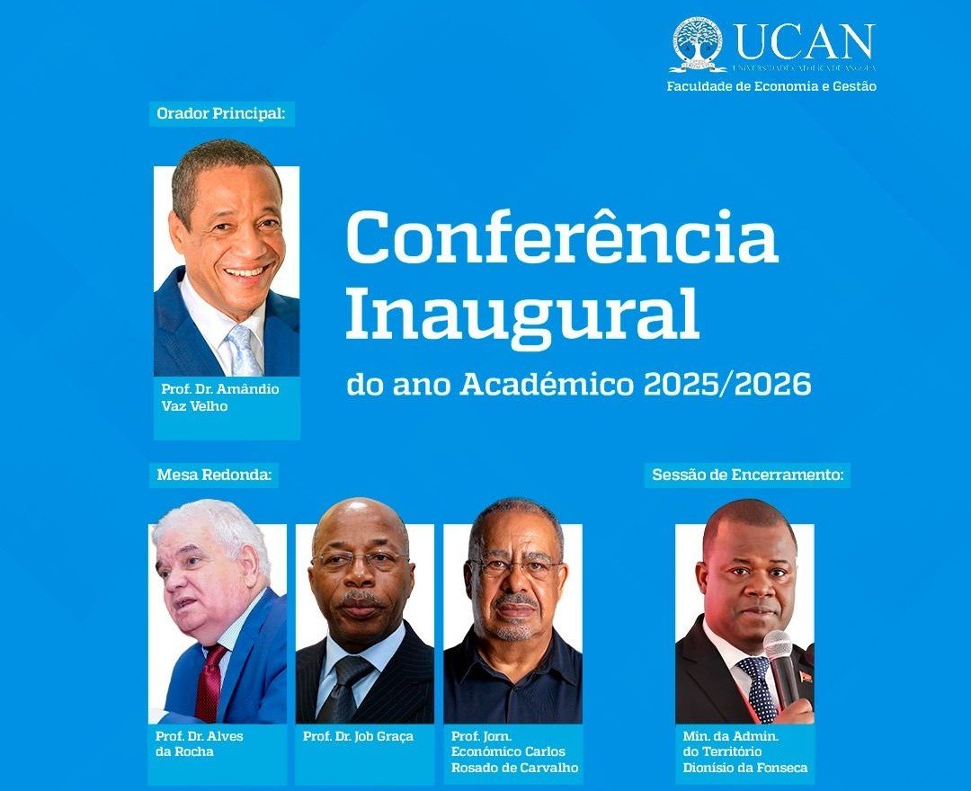 UCAN abre ano académico com conferência sobre papel das lideranças no desenvolvimento do País