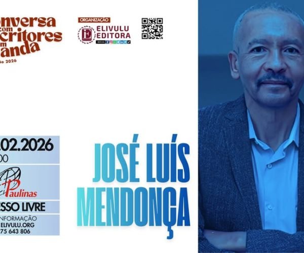 Editora Elivuvu convida José Luís Mendonça para estreia do “Conversa com Escritores” em Luanda